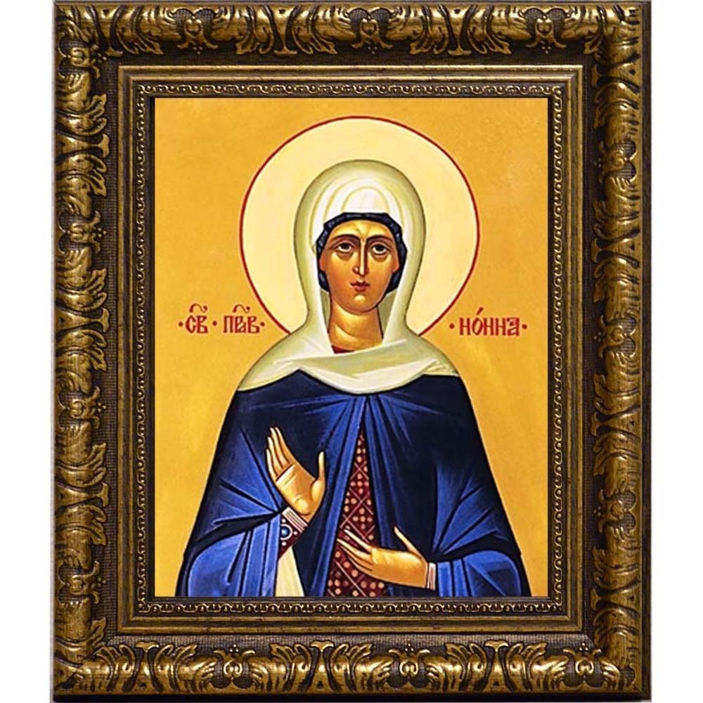 Нонна Святая Праведная. Икона на холсте.