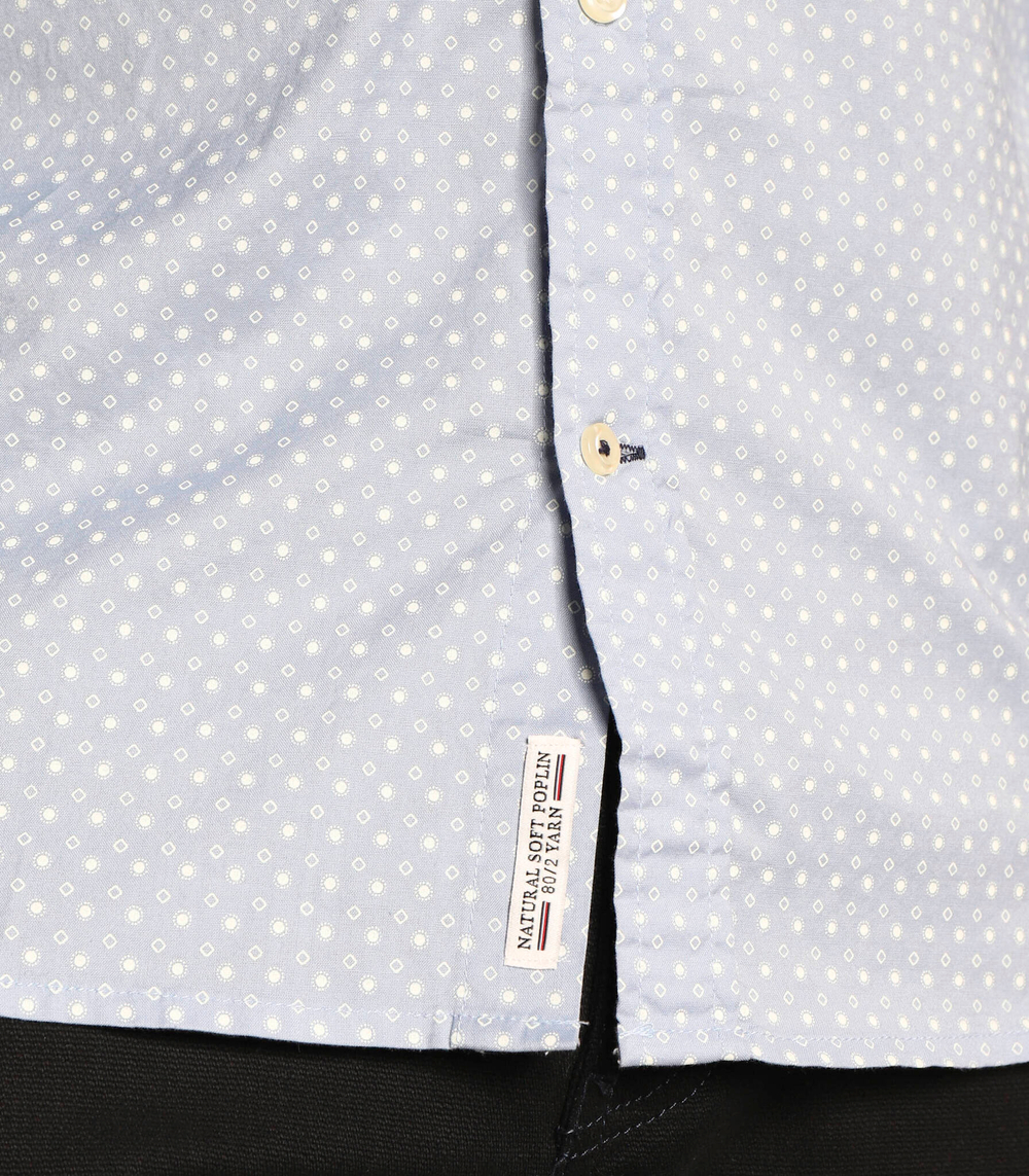 рубашка natural soft foulard Tommy Hilfiger - голубой(MW0MW29154)