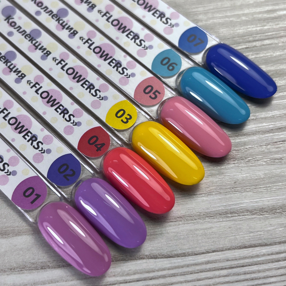 Гель-лак ТМ &quot;HIT gel&quot; Flowers №07, 9 мл