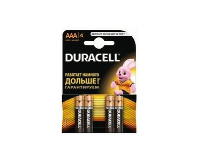 Элемент питания Duracell Basic LR03/286/AAA  BL4