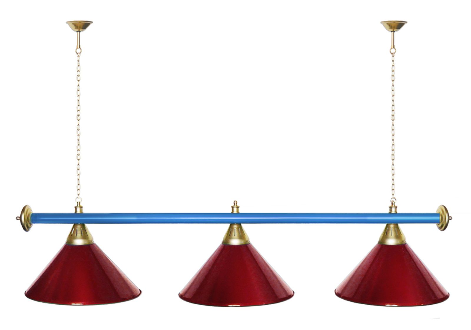 Лампа STARTBILLIARDS 3 пл. (плафоны зеленые,штанга золотая,фурнитура золото) фото №75