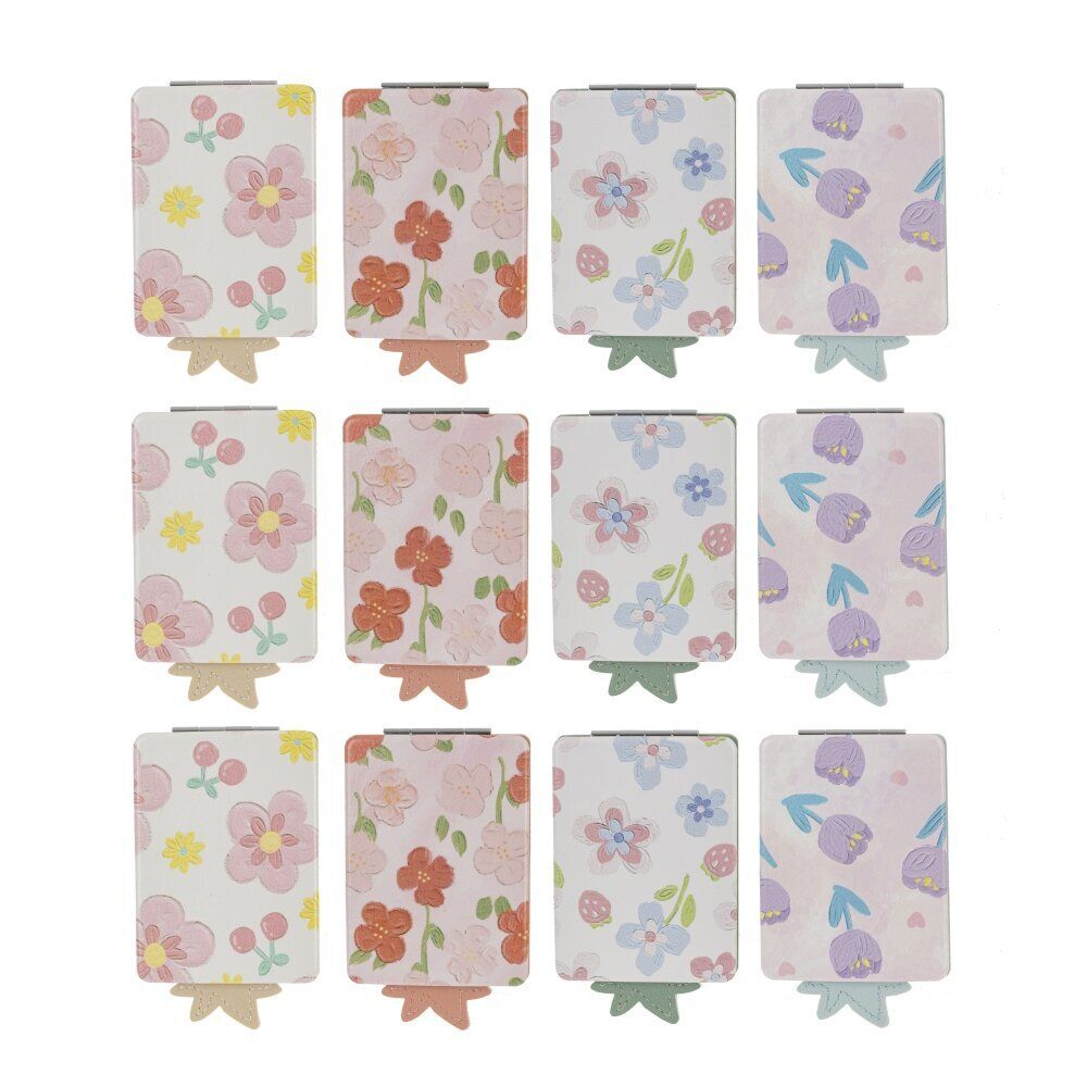 GAEM Зеркало карманное (блок 12шт), L6,5 W10,5 H1 см, 4в.