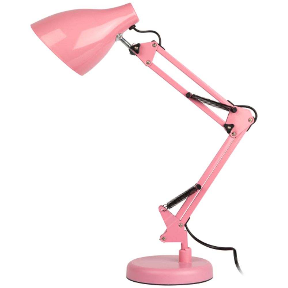 Настольный светильник ЭРА N-123-E27-40W-P Е27 с основанием розовый