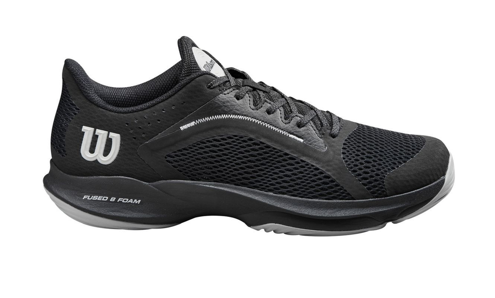 Мужские кроссовки для Падел Wilson Hurakn 2.0 - black/pearl blue/black