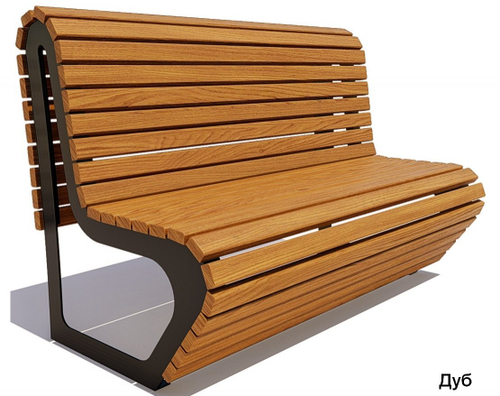 Скамейка Премиум, длина бруса - 1,8 м