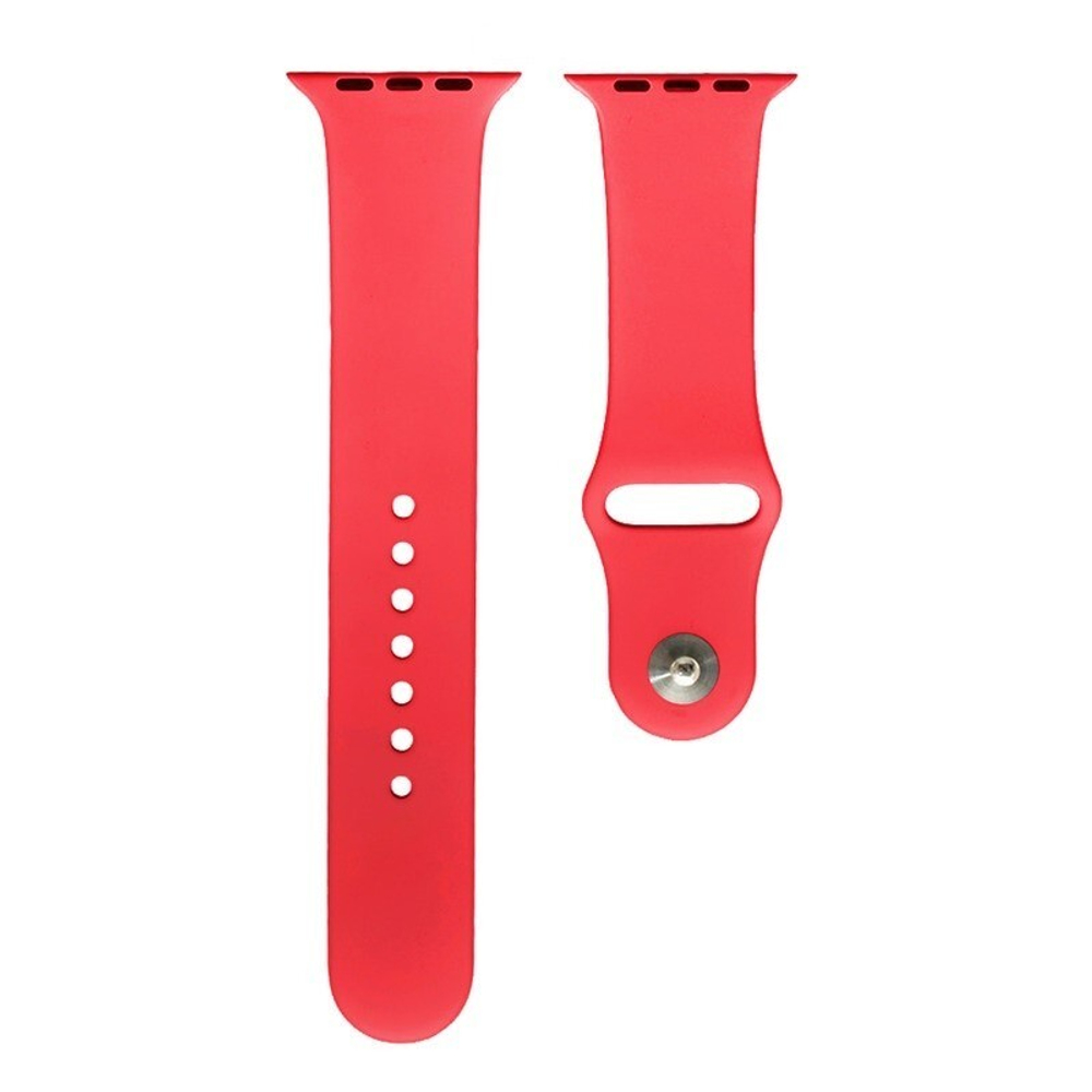 Ремешок спортивный для Apple Watch 42-44мм (алый)