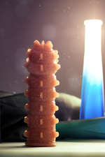 Насадка Kokos с дополнительной стимуляцией телесная 12,7 см