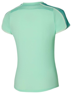 Женская теннисная футболка Mizuno Frontier - зеленый