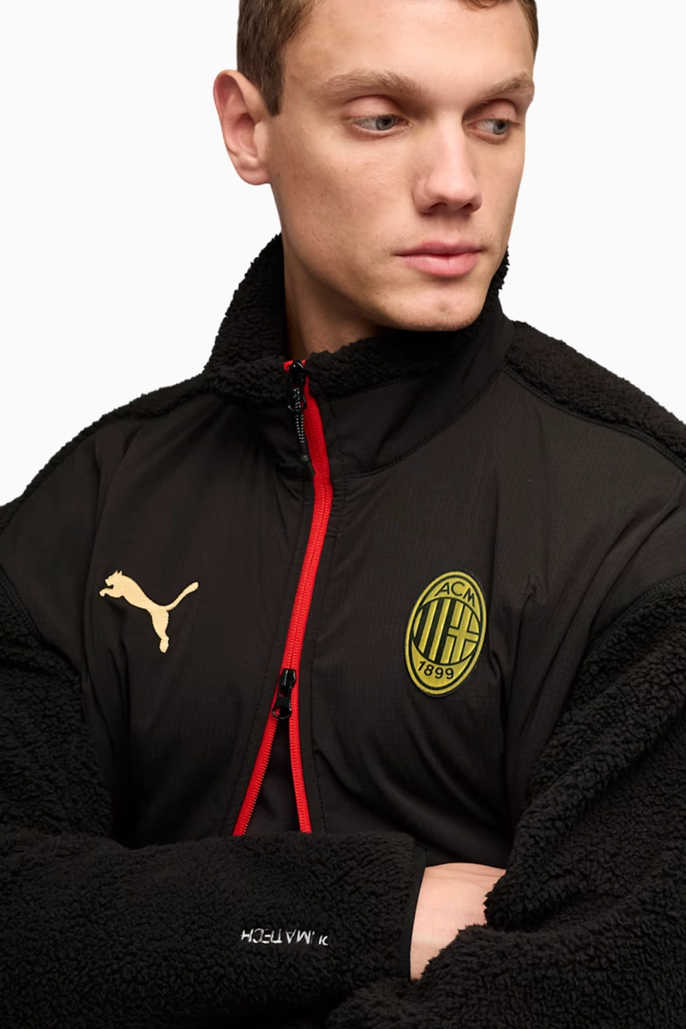 Ветровка Puma AC Milan 25/26 PUMATECH Soft Tech Sherpa - черный