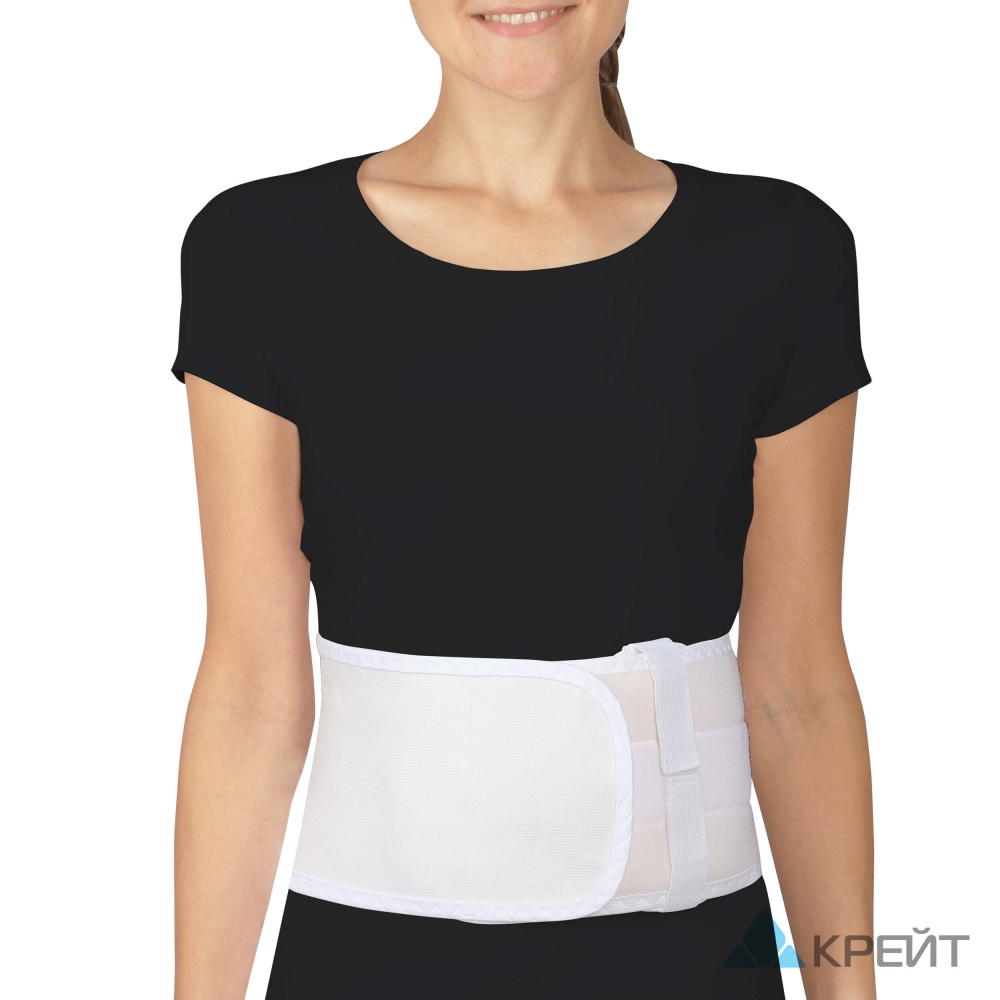 Грыжевой бандаж на брюшную стенку ,высота 15 см/ грыжевой бандаж для пупочной грыжи Крейт Б-416