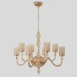 Подвесная люстра Crystal Lux SILVESTRO SP8 AMBER