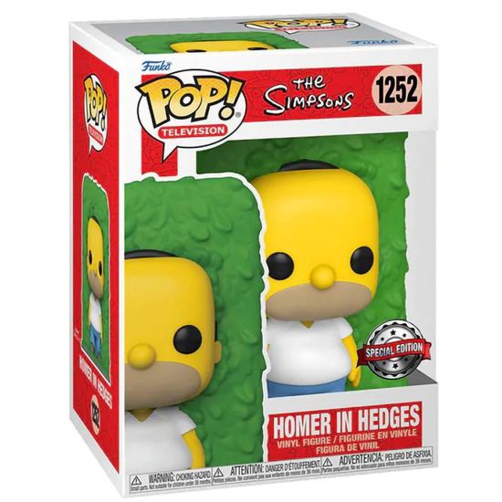 Фигурка Funko POP! Animation Simpsons Homer in Hedges (Exc) 62343 (1252)