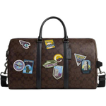 COACH Venturer PVC With Cow Leather Boston Bag, Cow Leather Handbag, Shoulder Bag, Crossbody Bag, Travel Bag Men"s