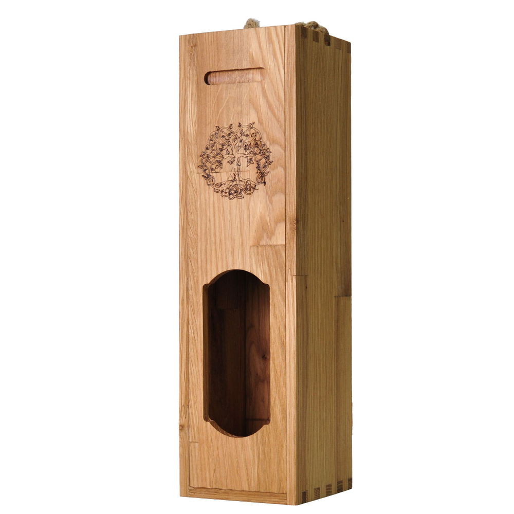 Подарочная коробка для вина из массива дуба