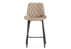 Полубарный стул Баодин Б/К бежевый / черный