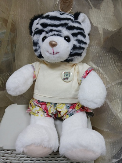 Тигренок в одежде, 30 см