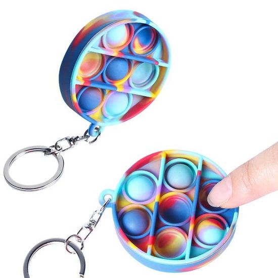 Вечная пупырка POP IT антистресс МИНИ БРЕЛКИ в ассортименте