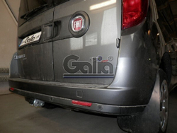 Фаркоп оцинкованный Galia F111A для FIAT Doblo 2010-, Opel Combo 2012-(паспорт и сертификат в комплекте)(без электрики)