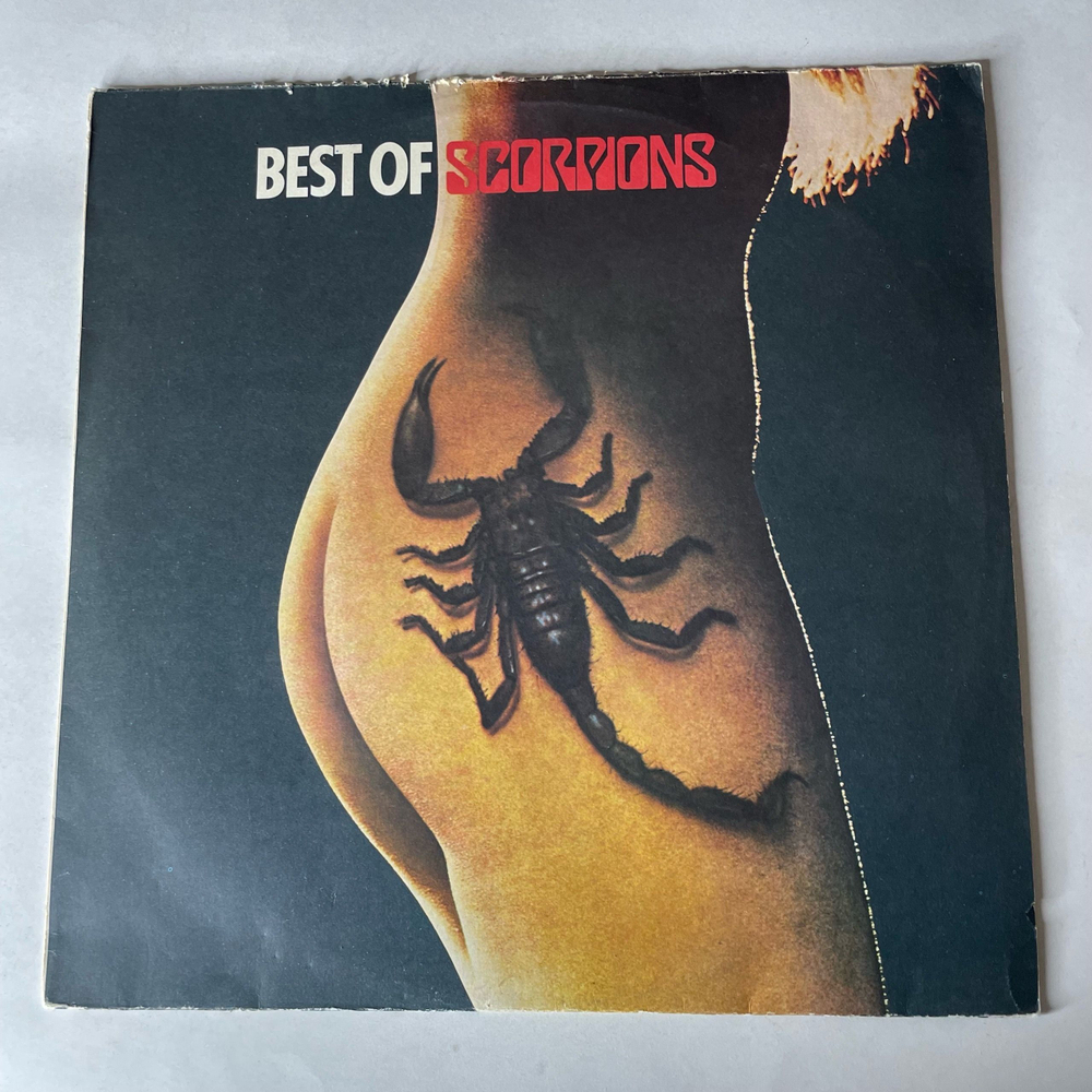 Винтажная виниловая пластинка LP Scorpions Best Of Scorpions (СССР 1991)
