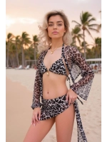 купальник раздельный с парео и накидкой комплект для пляжа