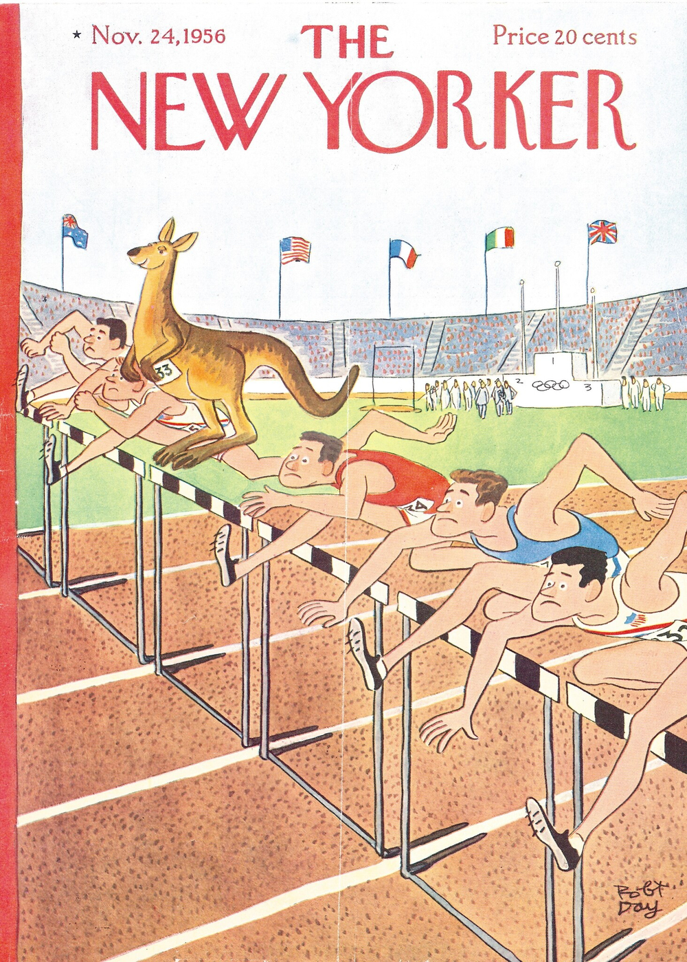 Журнал The New Yorker 24-11-1956, обложка
