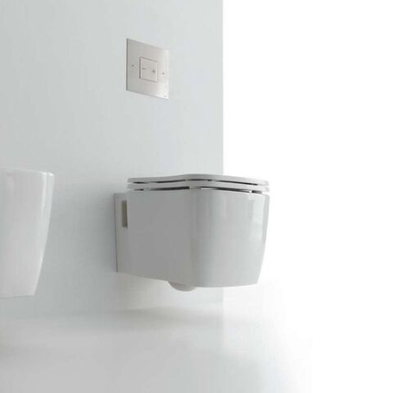 Унитаз подвесной Axa Nutty с сиденьем, белый 1701001-AA1701