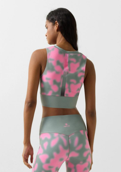 Топ BOGNER FIRE+ICE CELESTE в зелено-розовом цвете