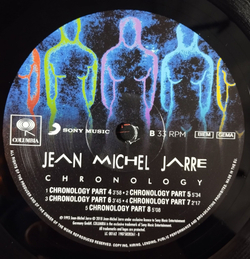 Винтажная виниловая пластинка LP Jean Michel Jarre Chronology (Germany 2018)