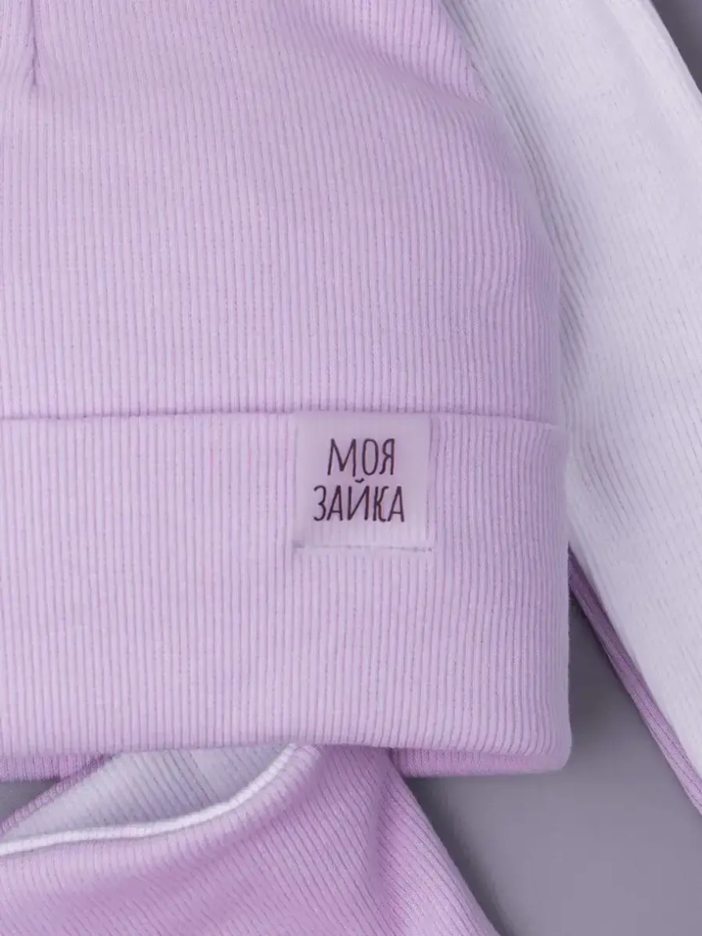 Шапка для девочек осенняя, с ушками розовая