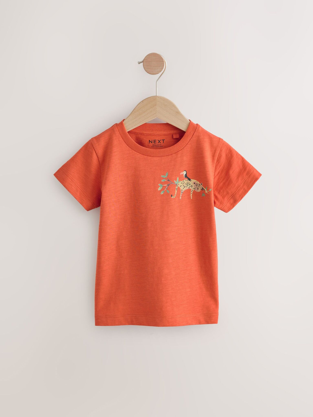 Футболка для мальчика Next AJ0-429, 3 шт., Оранжевый, Белый, Светло-желтый
