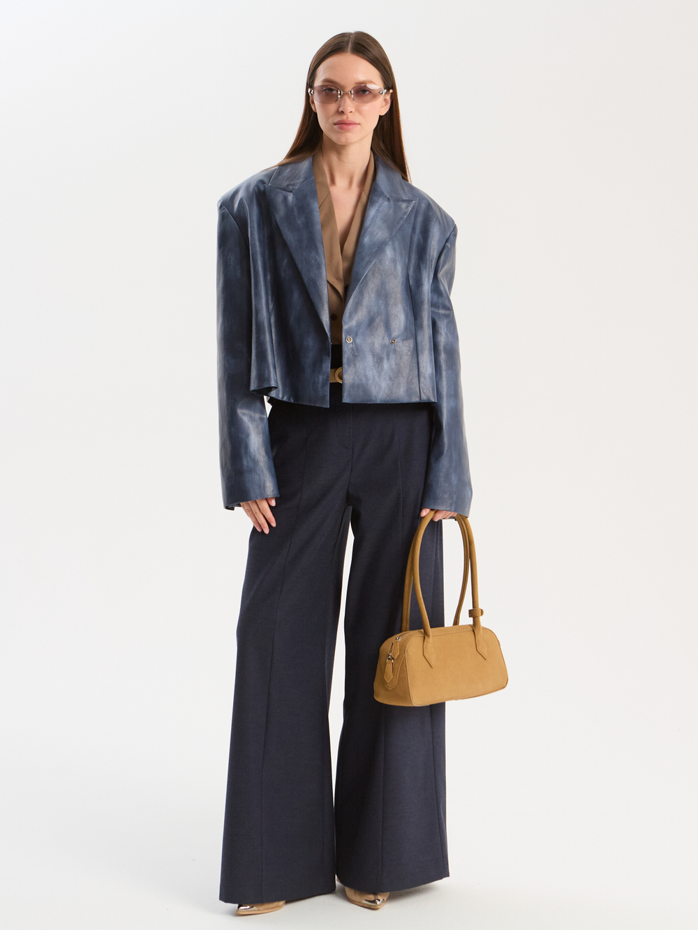 Брюки на высокой посадке