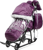 Коляска комбинированная «Ника Детям 7-5SK» ежевичный (арт. НД7-5SK/ЕЖ)