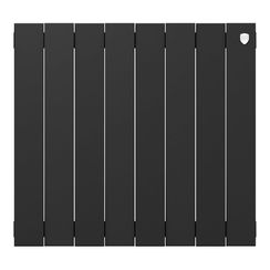 Радиатор биметаллический Royal Thermo PianoForte 500 Чёрный - 8 секц.