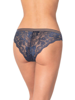 Трусики-бразилиана с ажурной задней частью (Размер: L) (Цвет: красный)