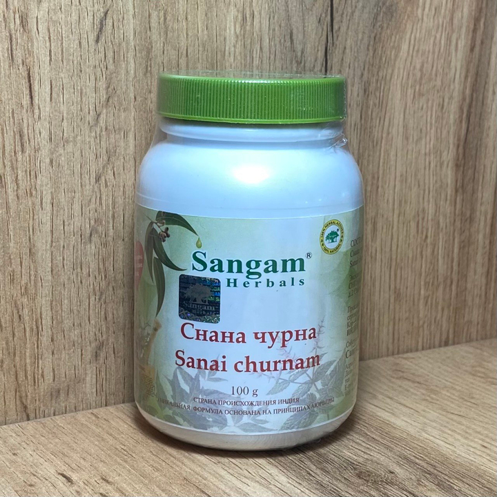 Sangam Herbals Снана чурна смесь сухого растительного сырья Sanai Churna 100 г