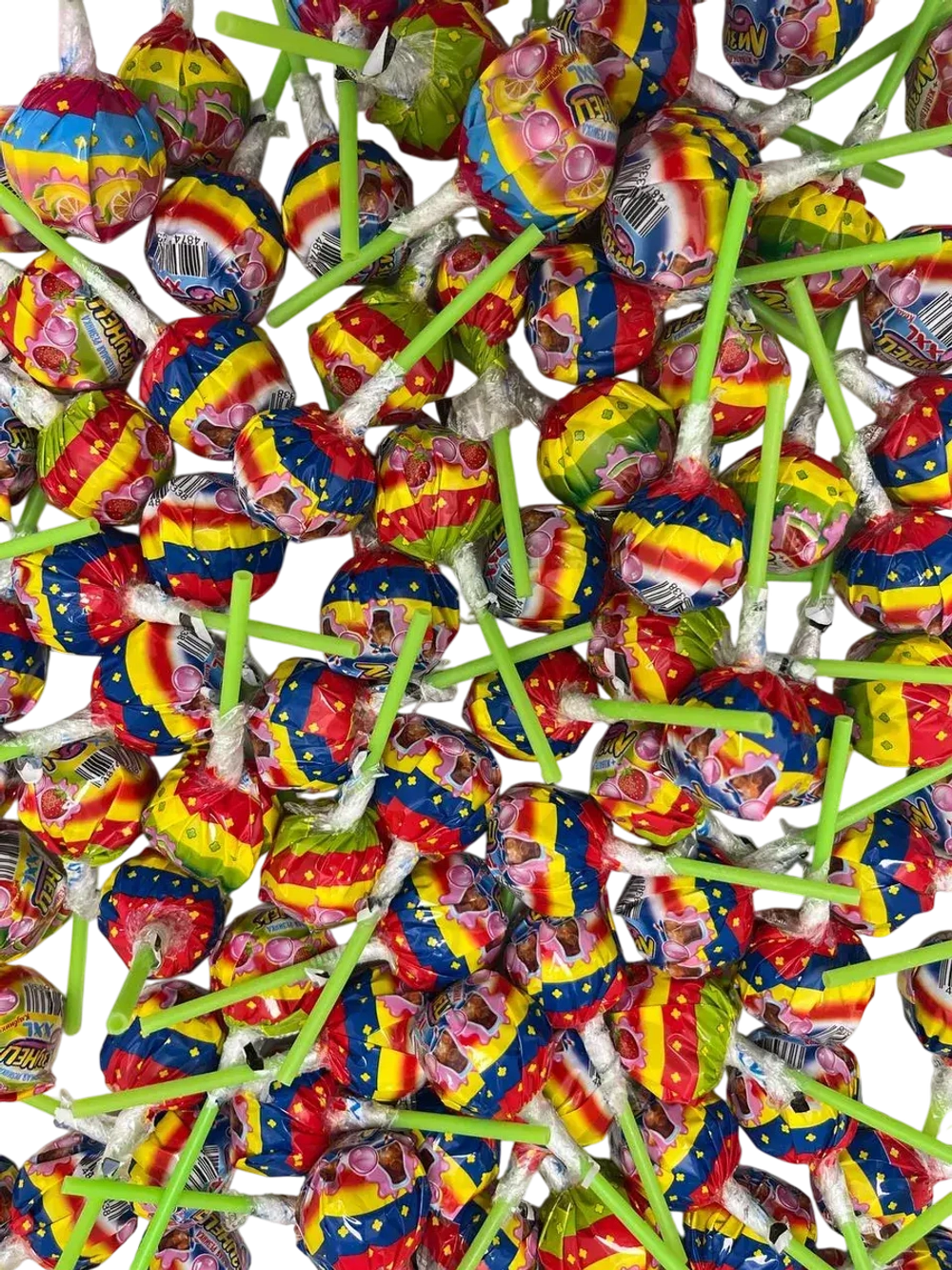 Чупа чупс с жвачкой карамельная конфета, XXL