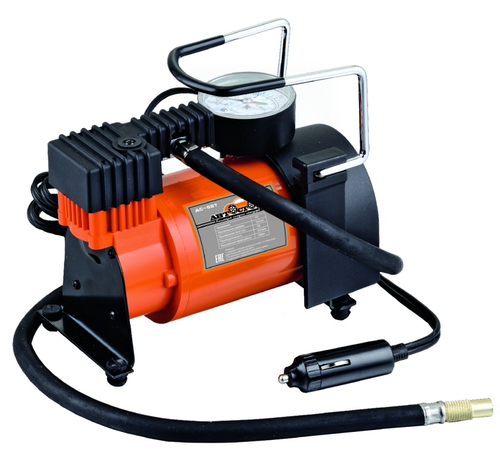 Компрессор поршневой AC-58T 12В, 35л/мин. до 10 Атм (АВТОСТОП)