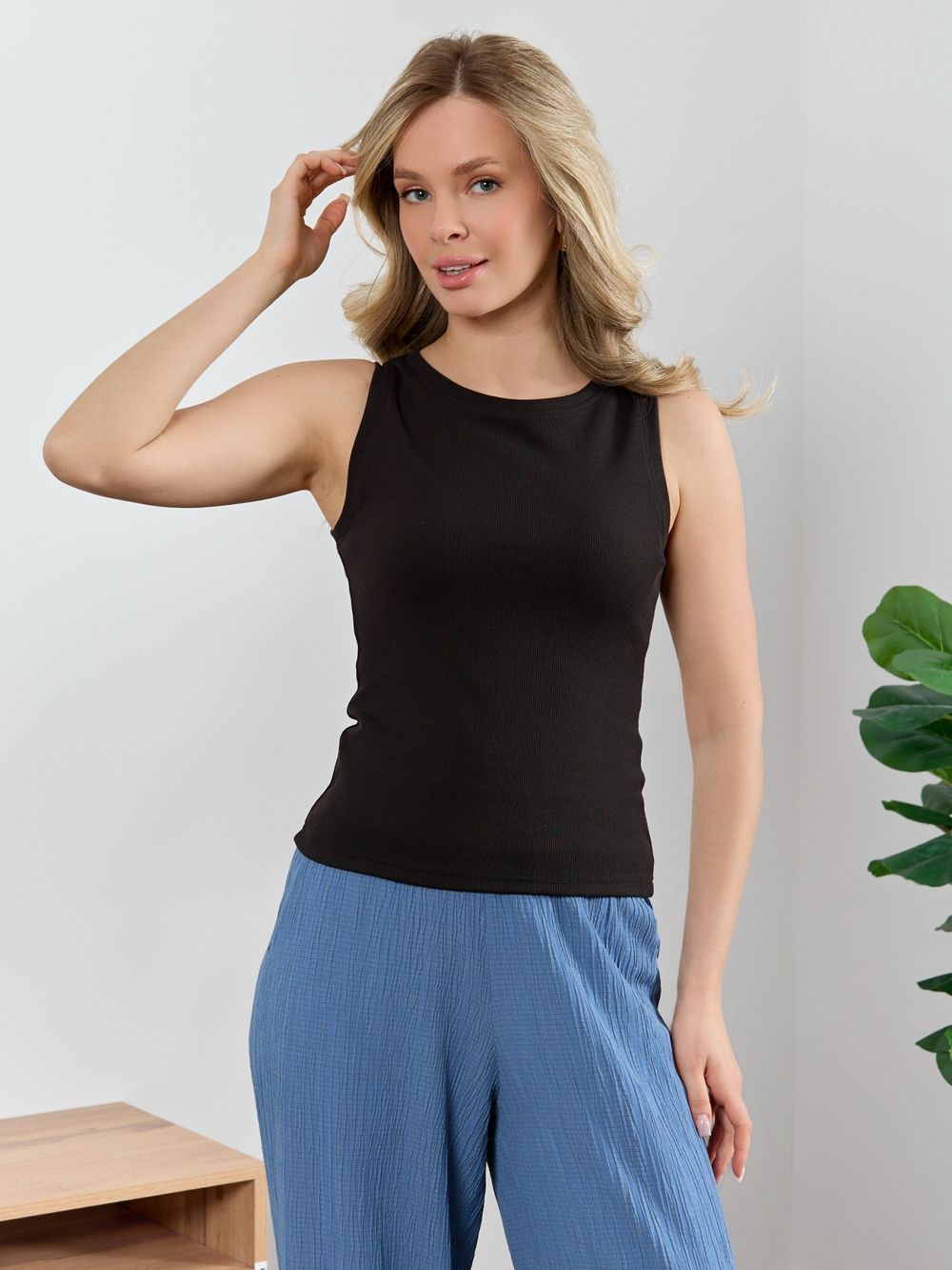 Майка (топ) Сиеста-8 Виотекс ЧЁРНЫЙ