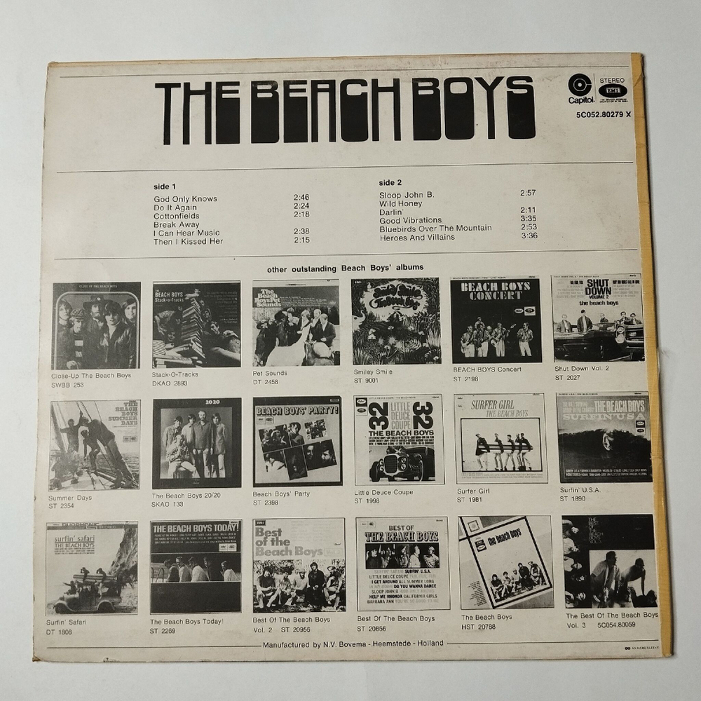Винтажная виниловая пластинка LP The Beach Boys The Definite Album (Holland 1970)