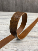 Ременная заготовка Crocco Oliva Brown (3,2+ мм), цв. Коричневый