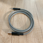 Кабель USB/type-c светящийся голос.упр. Full Power grey
