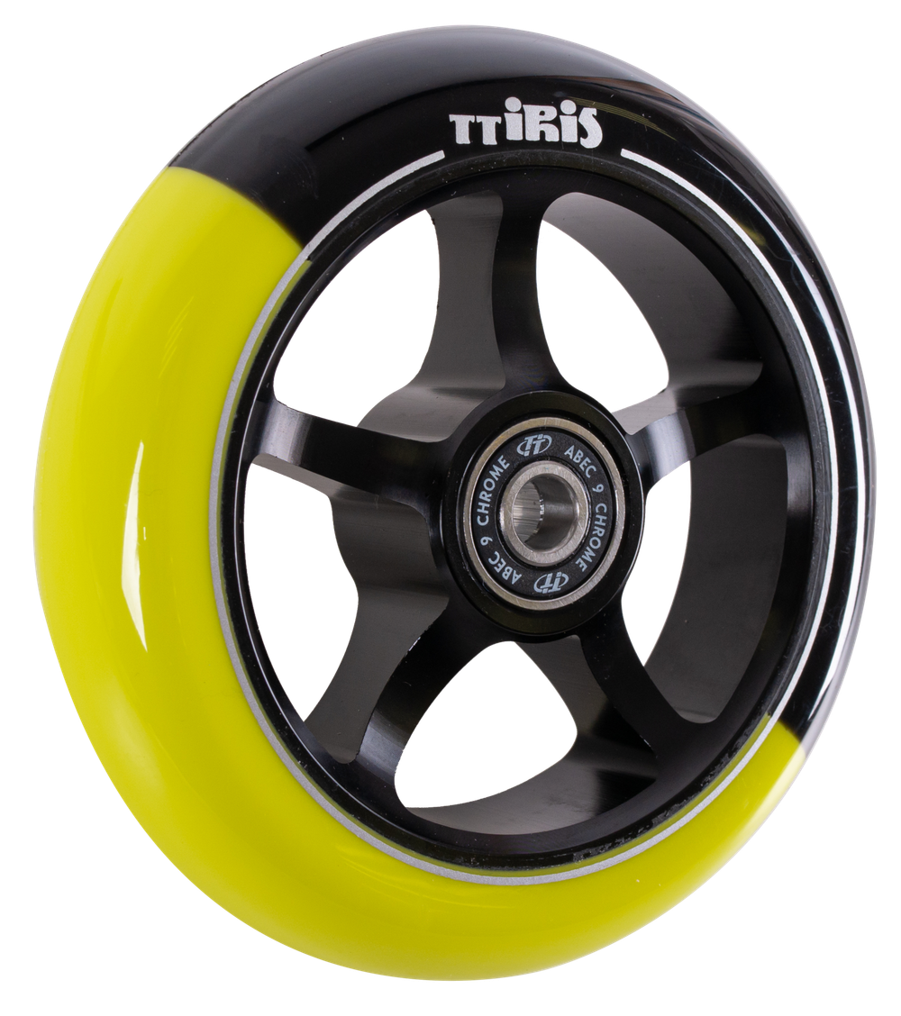 Колеса Tech Team 110мм Iris  black-yellow