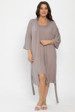 Пеньюар Шелк вискозы (латте) П14486-52М LT Collection