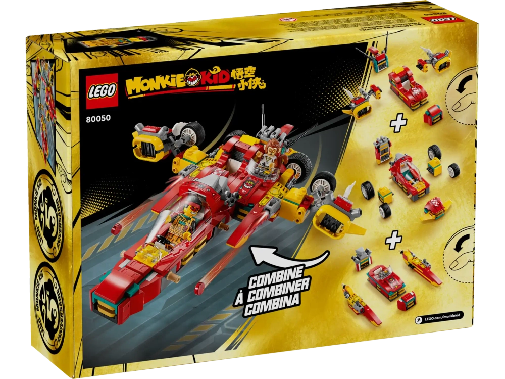 Конструктор LEGO Monkie Kid 80050 Creative Vehicles