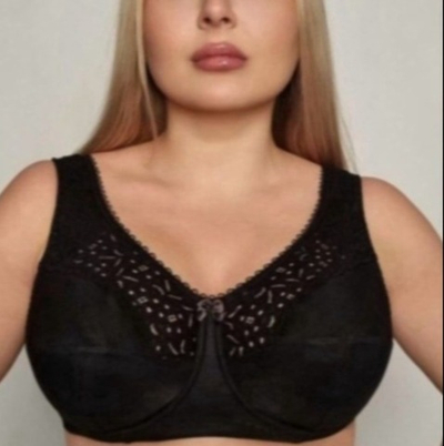 Бюстгальтер Мягкая чашка Черный Прибалтика