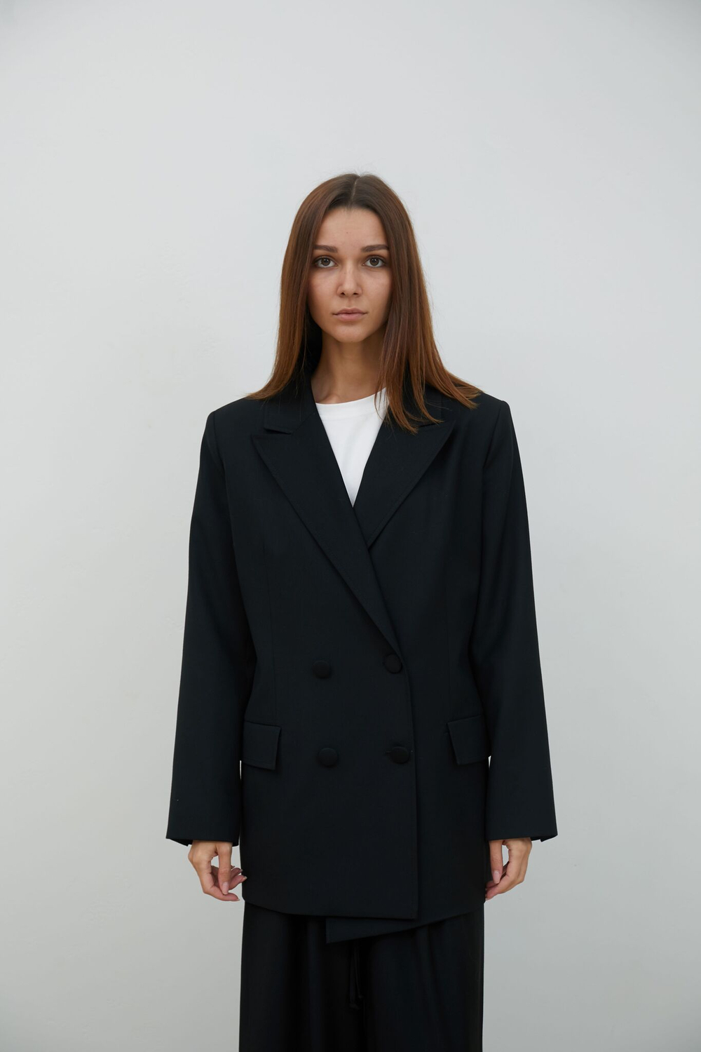 Жакет двубортный