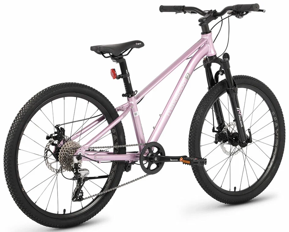 Велосипед 24" Maxiscoo 7BIKE Розовый (2026)