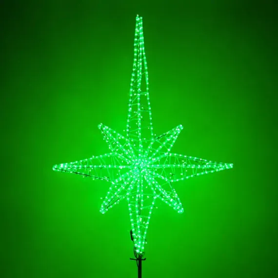 Макушка Роза Ветров 200 см. для елей высотой от 15 до 30 м., зеленая, Green Trees (roz-200green)