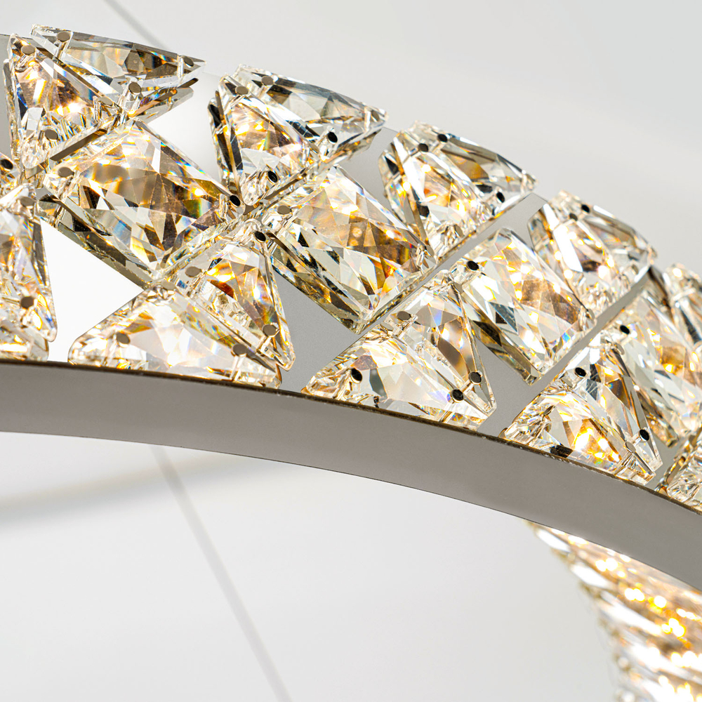 Подвесная светодиодная люстра Modelux ML.335.800 CR