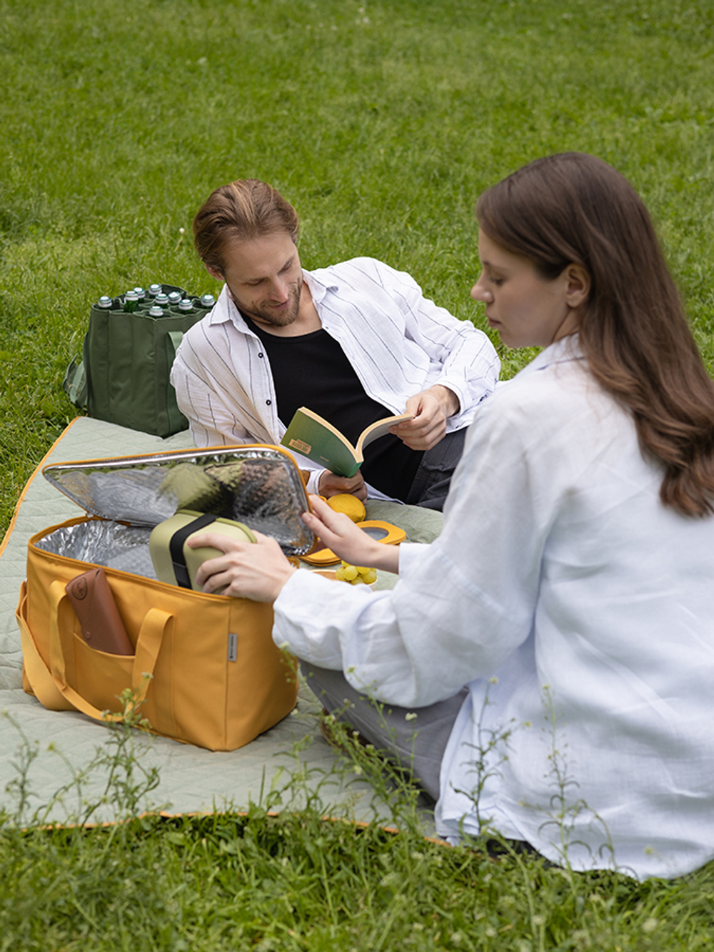 Термосумка Smart Picnic L | горчичная